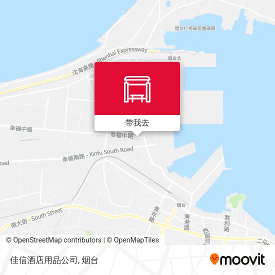 佳信酒店用品公司地图