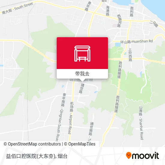 益佰口腔医院(大东夼)地图