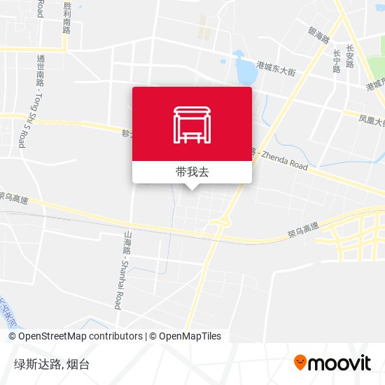 绿斯达路地图