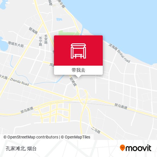 孔家滩北地图