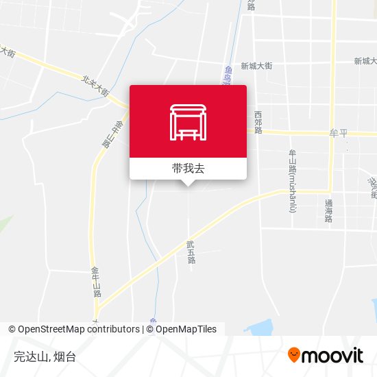 完达山地图