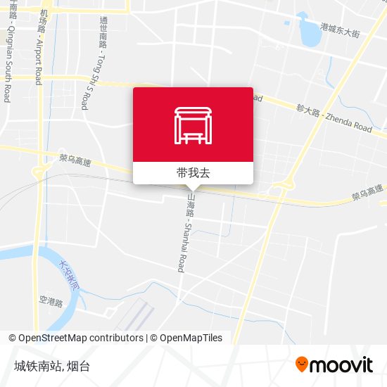 城铁南站地图