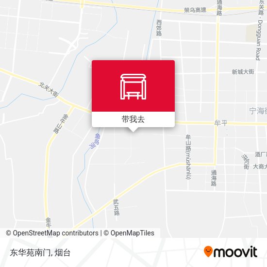 东华苑南门地图
