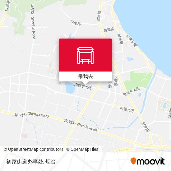 初家街道办事处地图