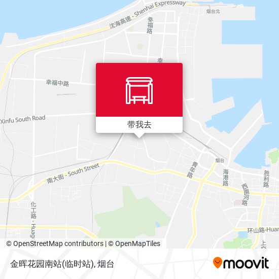 金晖花园南站(临时站)地图