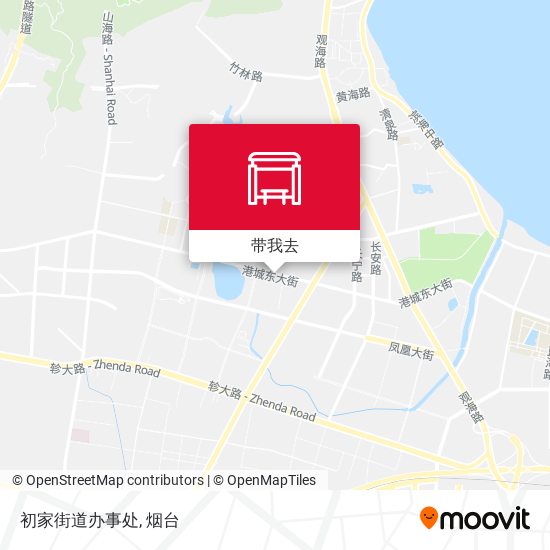初家街道办事处地图