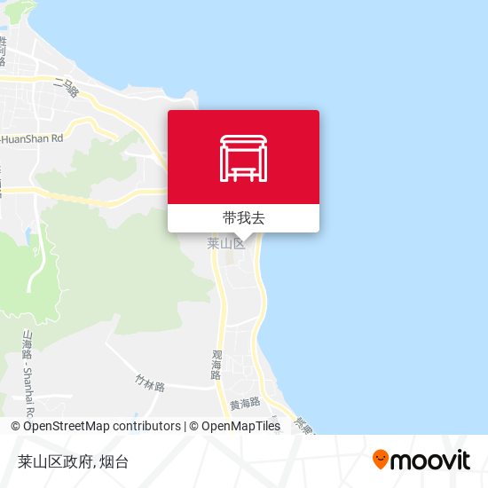 莱山区政府地图