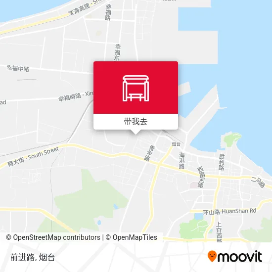 前进路地图