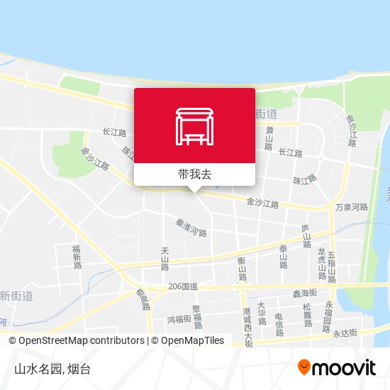 山水名园地图
