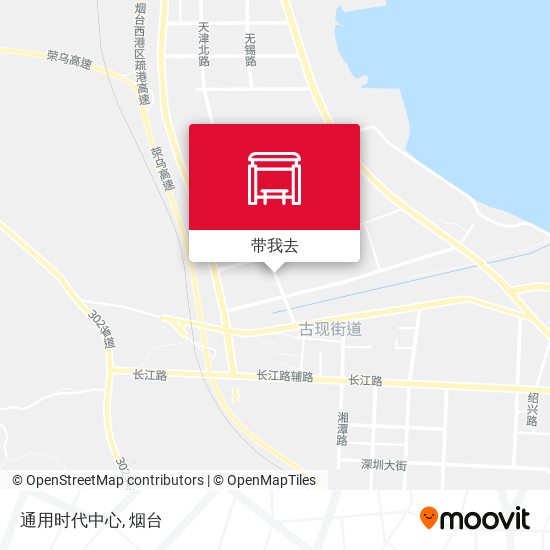 通用时代中心地图
