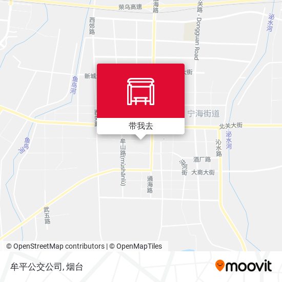 牟平公交公司地图