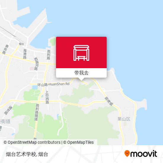 烟台艺术学校地图