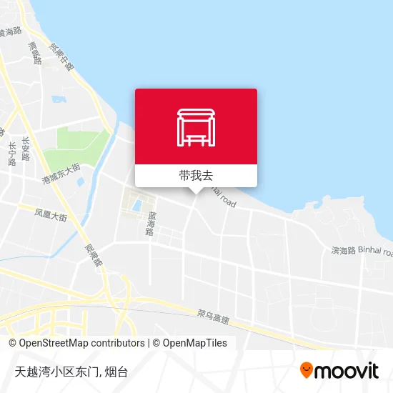 天越湾小区东门地图