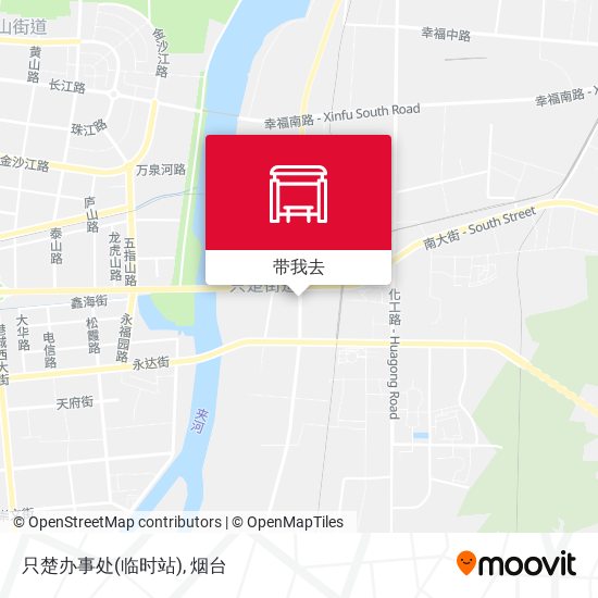 只楚办事处(临时站)地图