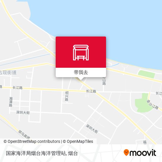 国家海洋局烟台海洋管理站地图