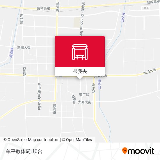 牟平教体局地图