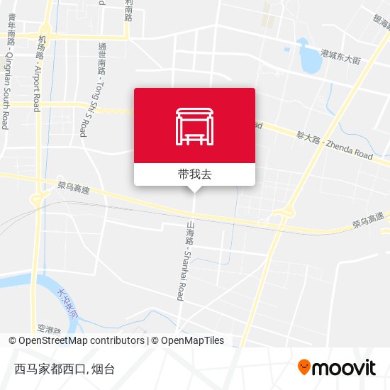 西马家都西口地图