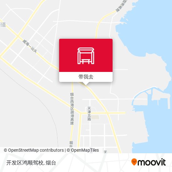 开发区鸿顺驾校地图