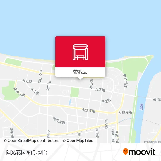 阳光花园东门地图