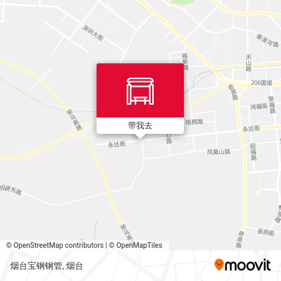 烟台宝钢钢管地图