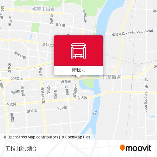 五指山路地图