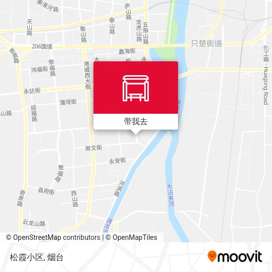 松霞小区地图