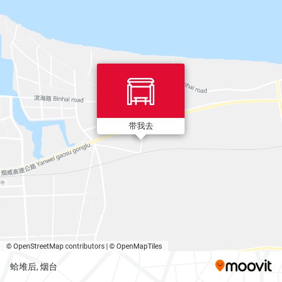 蛤堆后地图