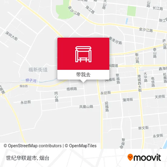 世纪华联超市地图