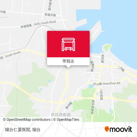 烟台仁爰医院地图