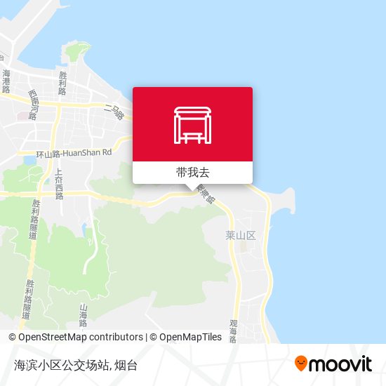 海滨小区公交场站地图