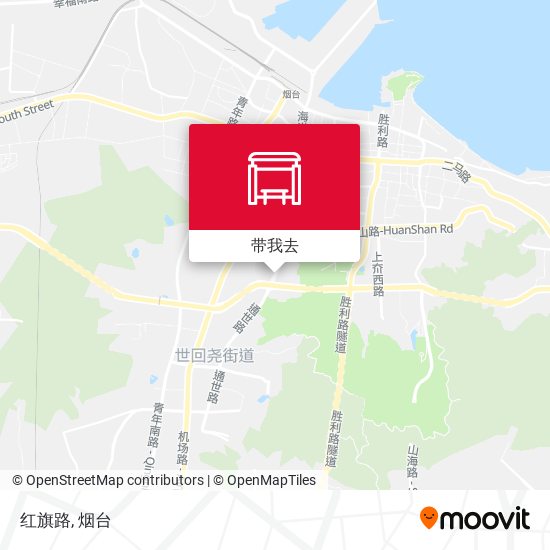 红旗路地图
