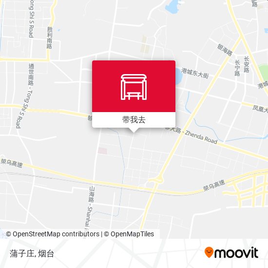 蒲子庄地图