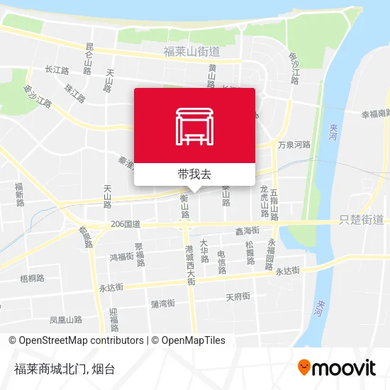 福莱商城北门地图