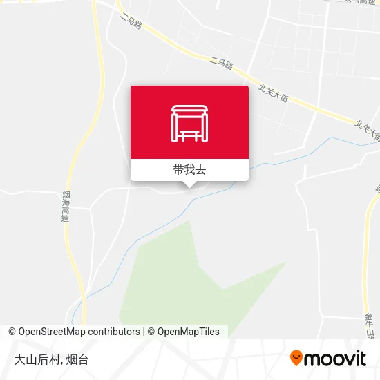 大山后村地图
