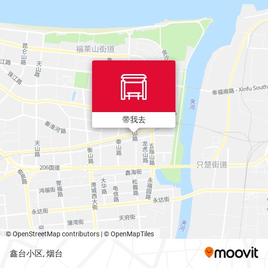 鑫台小区地图