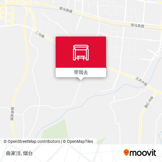曲家洼地图