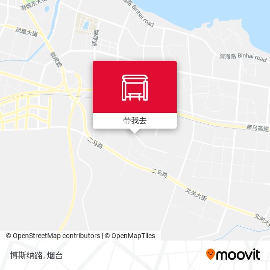 博斯纳路地图