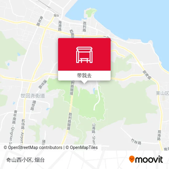 奇山西小区地图