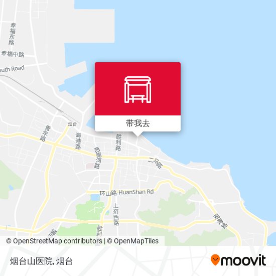 烟台山医院地图