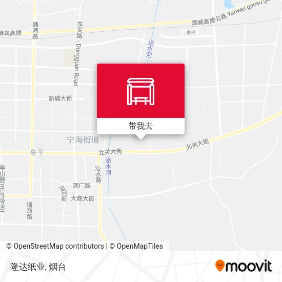 隆达纸业地图