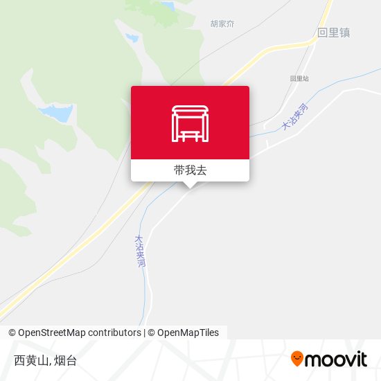 西黄山地图