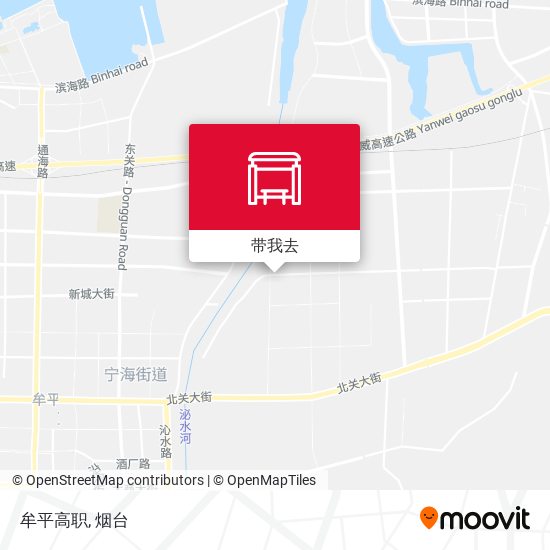 牟平高职地图