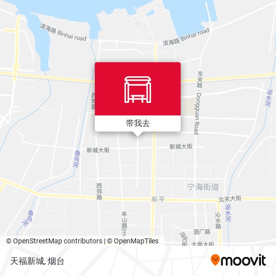 天福新城地图