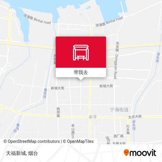 天福新城地图