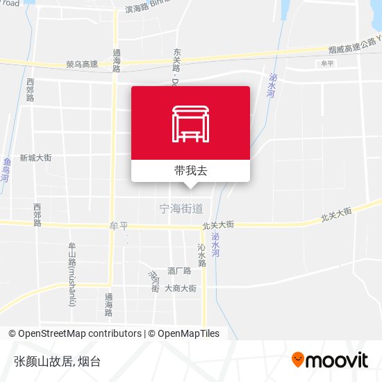 张颜山故居地图