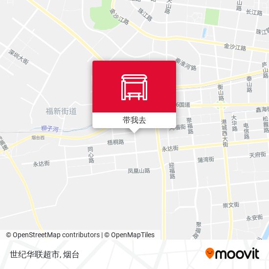 世纪华联超市地图