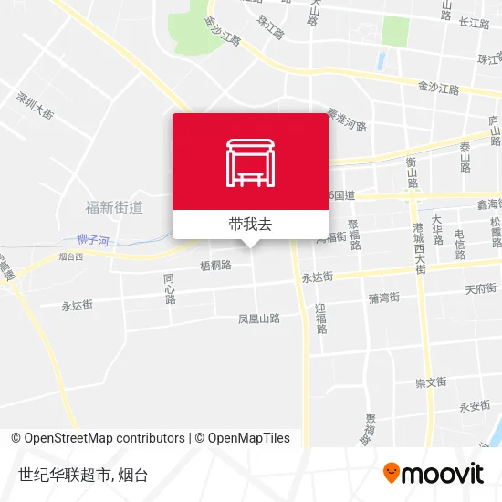 世纪华联超市地图