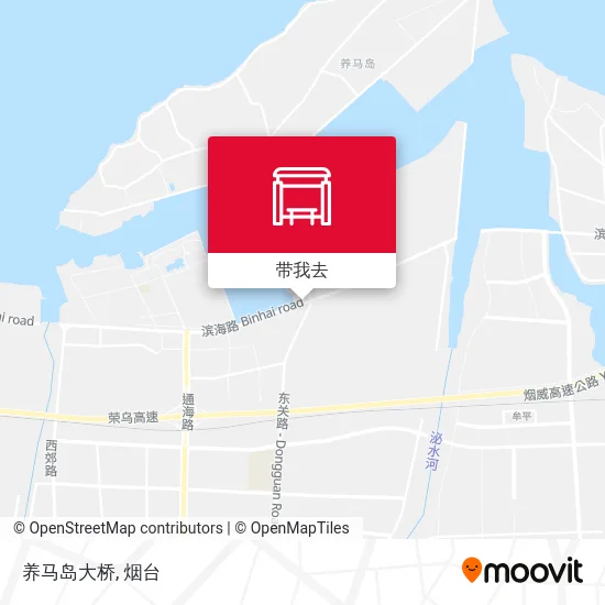 养马岛大桥地图