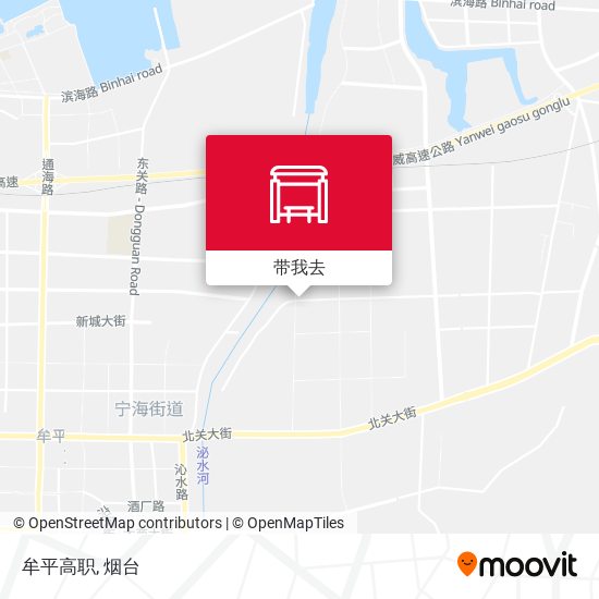 牟平高职地图