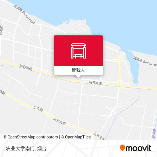 农业大学南门地图